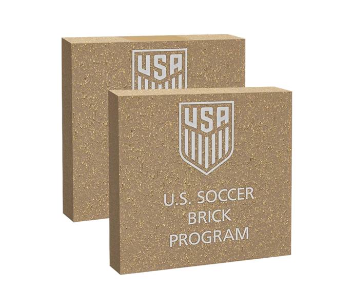 [USSNTC 8X8 LOGO BRICK] 8x8 U.S. Soccer Logo Brick (Paver)